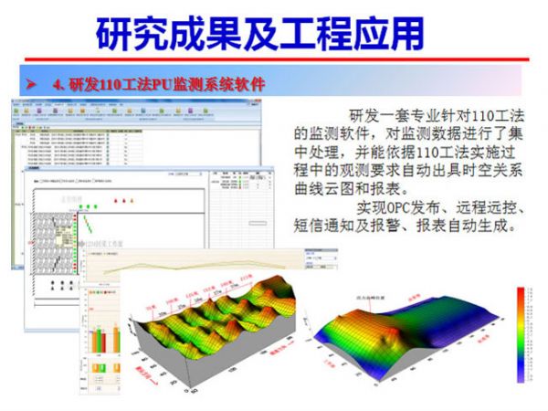 研究成果及工程應(yīng)用